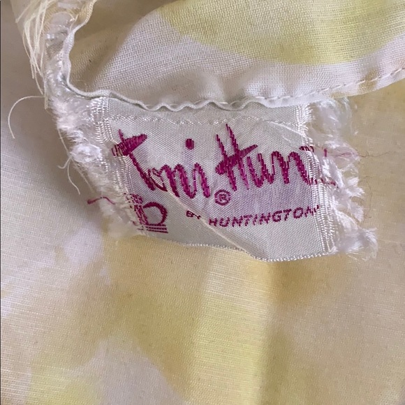 True Vintage Yellow Party Dress - Picture 5 of 6